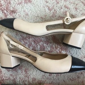 Sam Edelman Leah cap toe slingbacks 7.5 BNWT